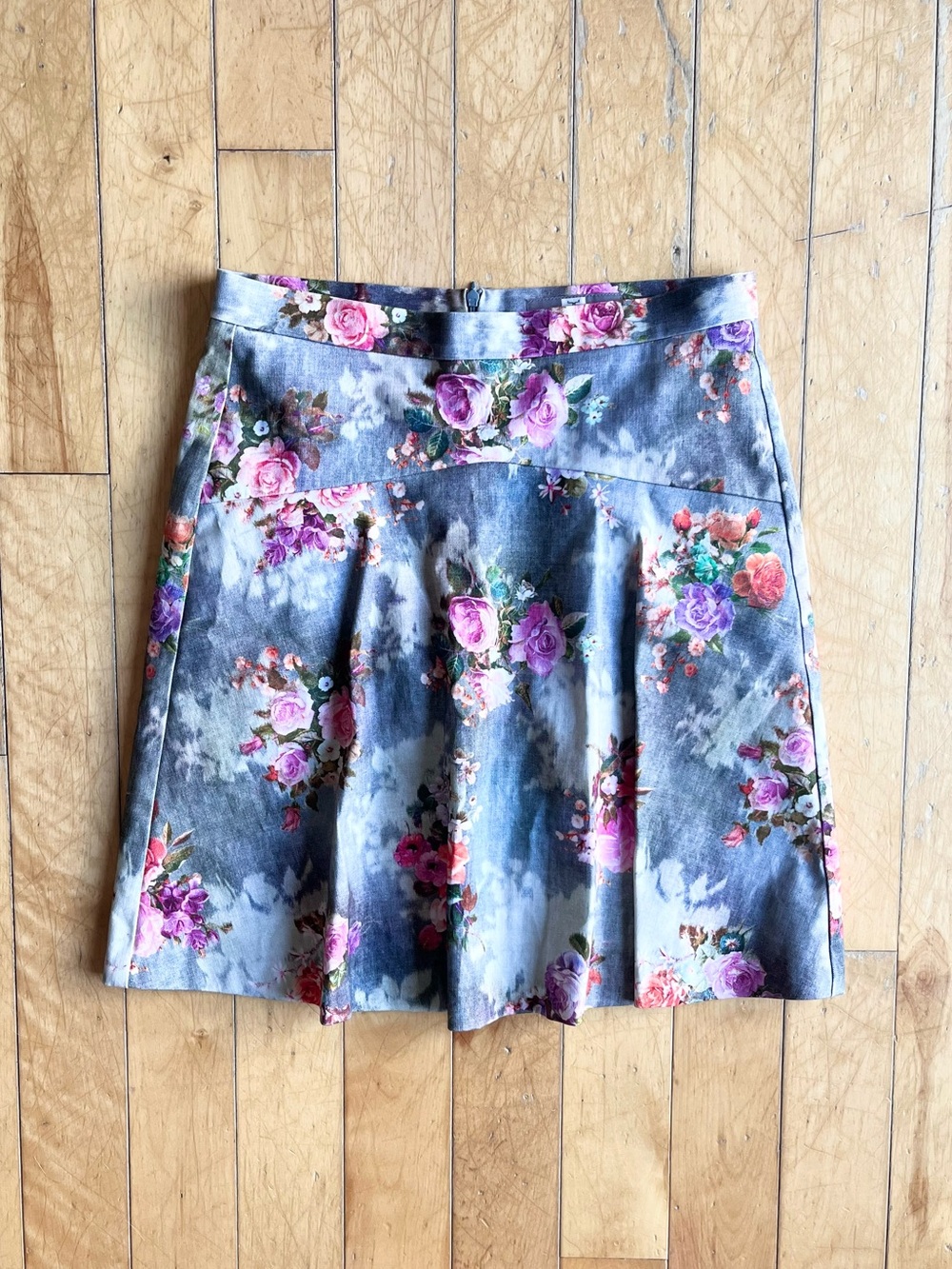 Tristan Romantic Floral A‑Line Skirt Size 8